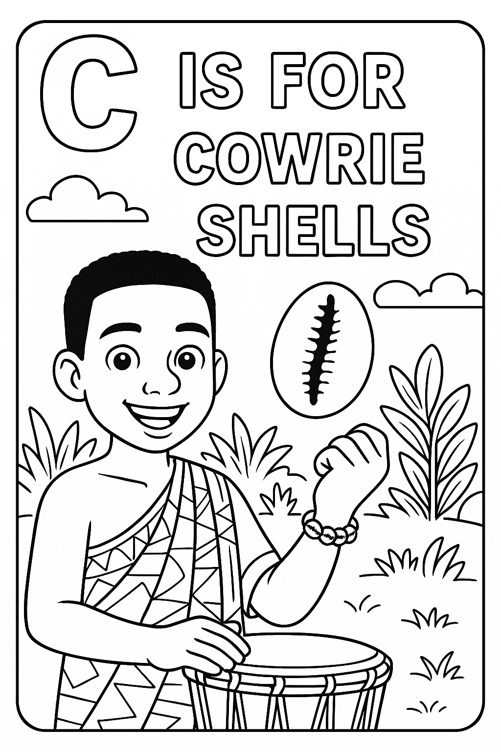 Roots & Rhythms: For the Culture Coloring Book