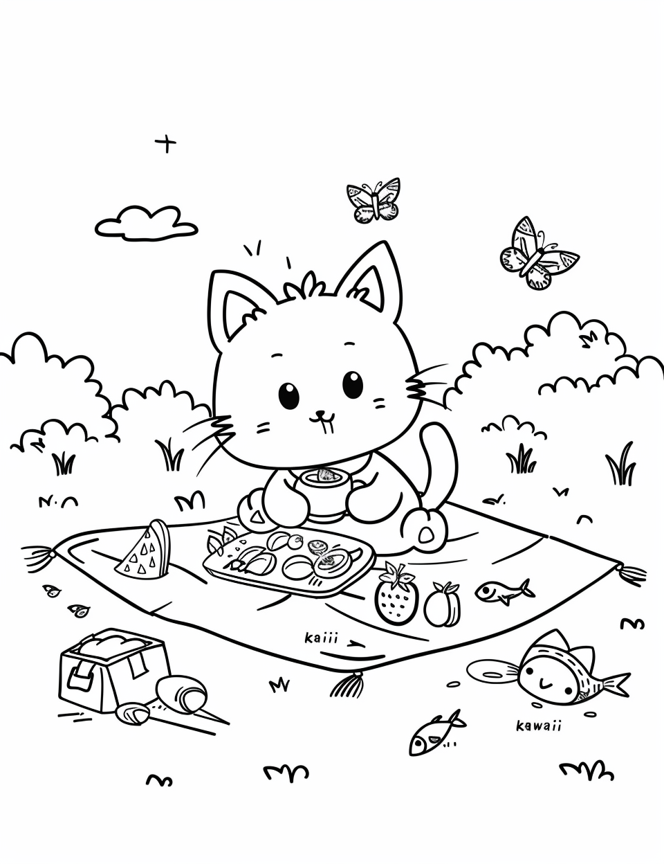FREE Simple Coloring Pages