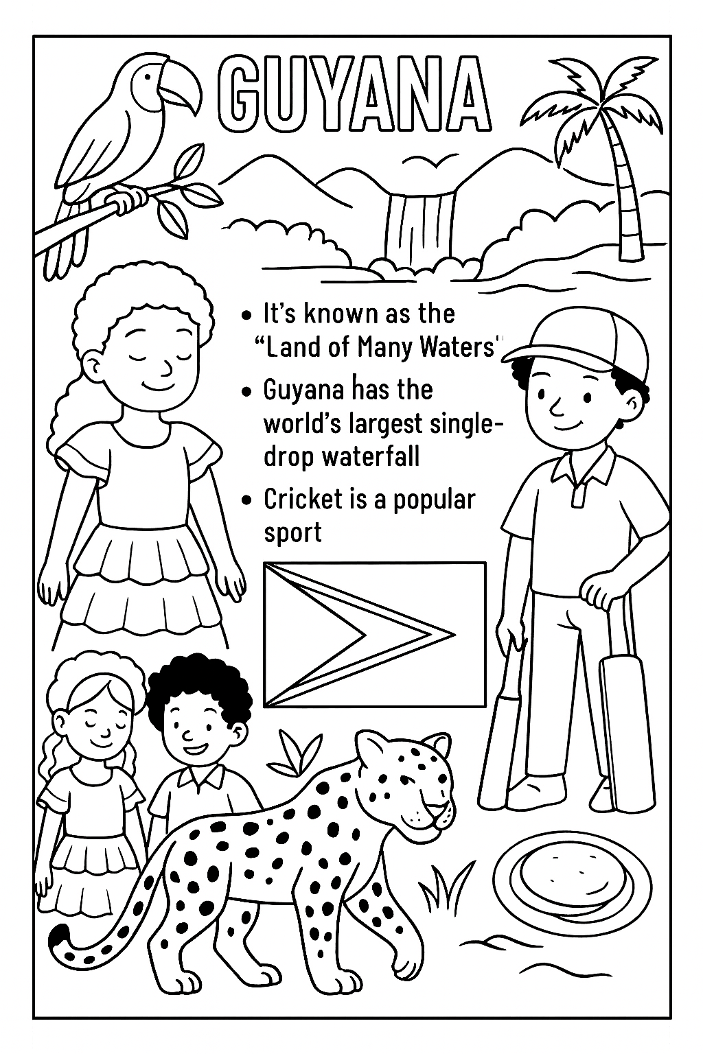 FREE Caribbean Heritage Coloring Pages