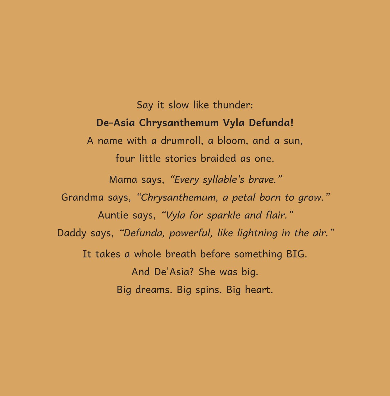 De'Asia's A Seat at the Table