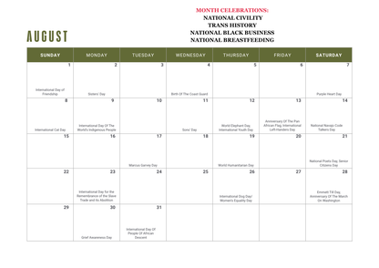 2027 Rooted In Us: 12 Afromations for Rest, Power & Purpose