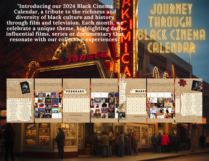 DIGITAL PRINT ONLY: 2024 Leap into Black Cinema Special Edition Wall Calendar