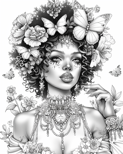 Free Afrocentric Coloring Pages