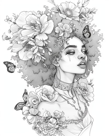 Free Afrocentric Coloring Pages