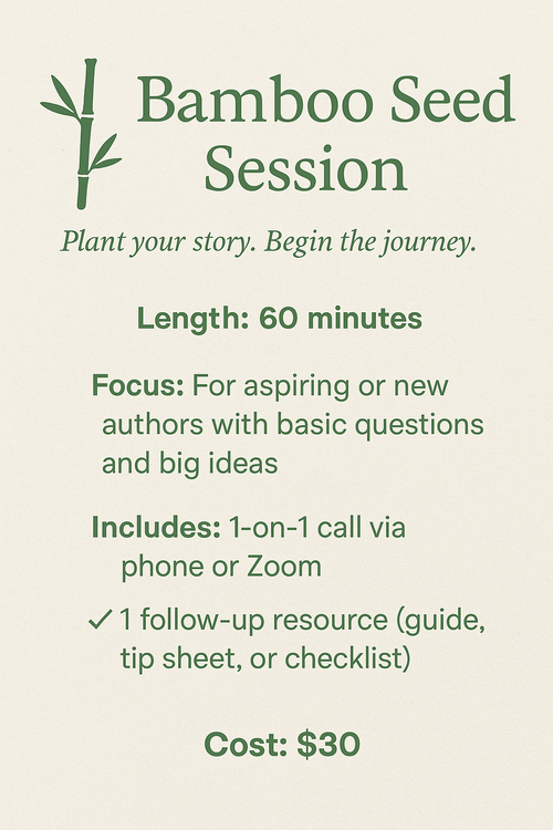 Bamboo Seed Session (1 hour)