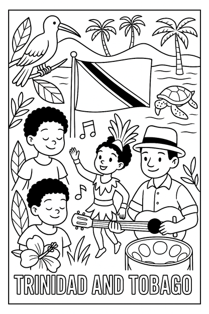 FREE Caribbean Heritage Coloring Pages
