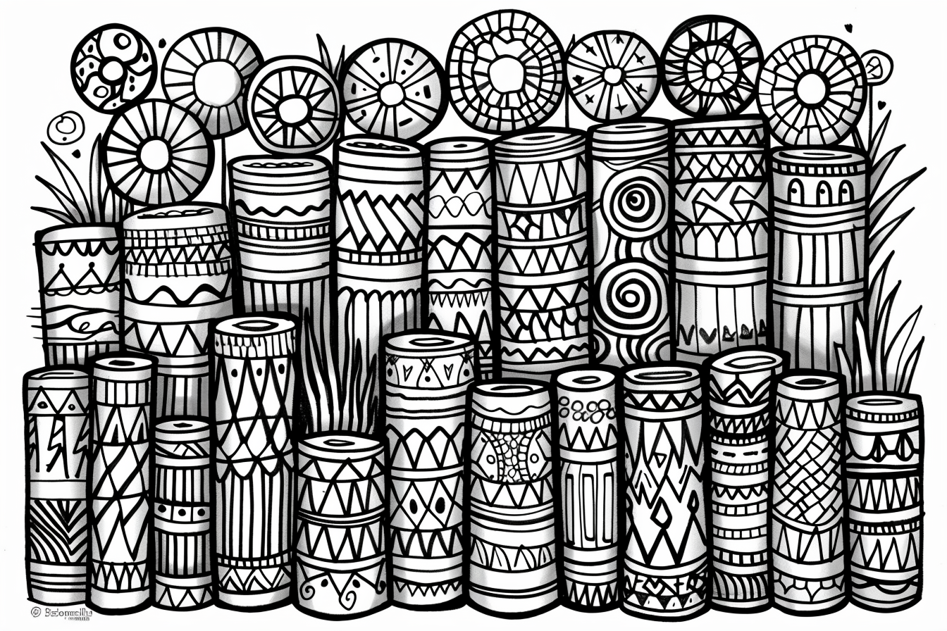 Free Afrocentric Coloring Pages