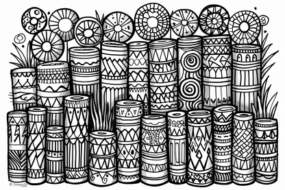 Free Afrocentric Coloring Pages
