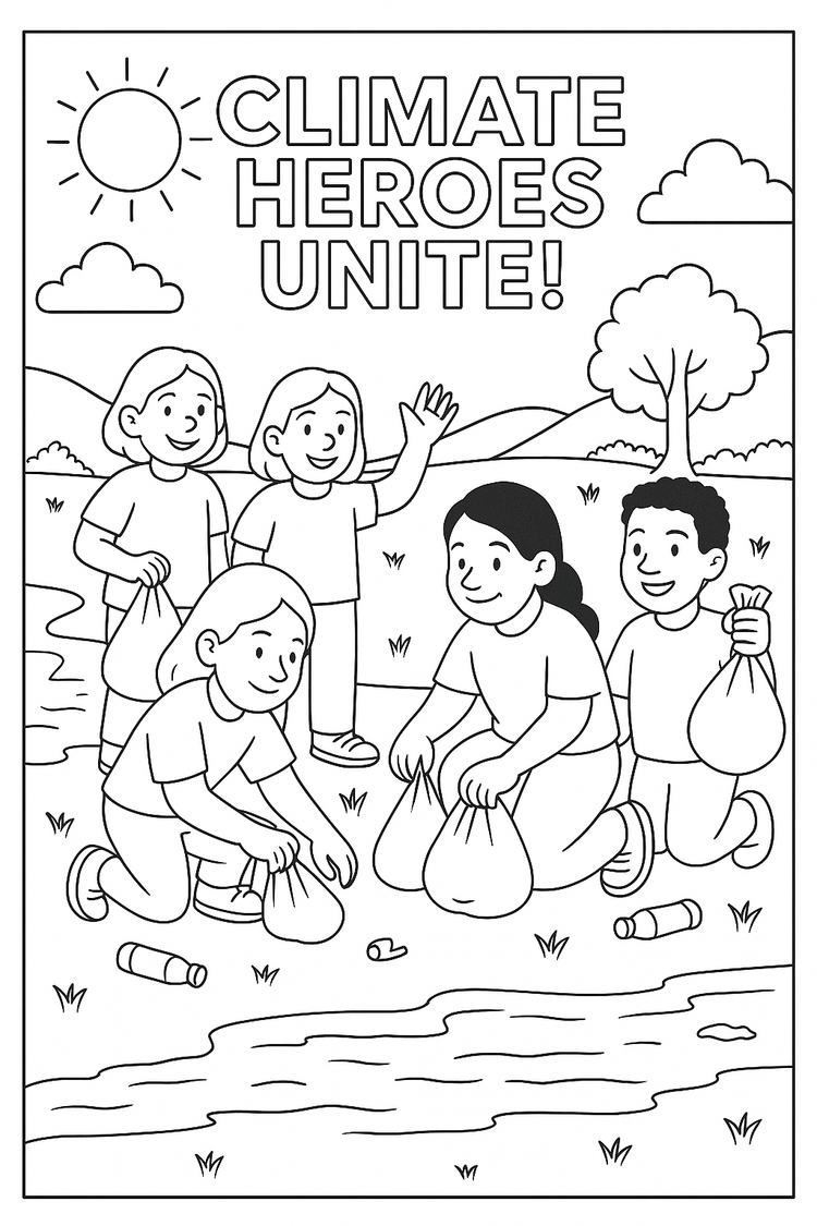 FREE Earth Day Coloring Pages