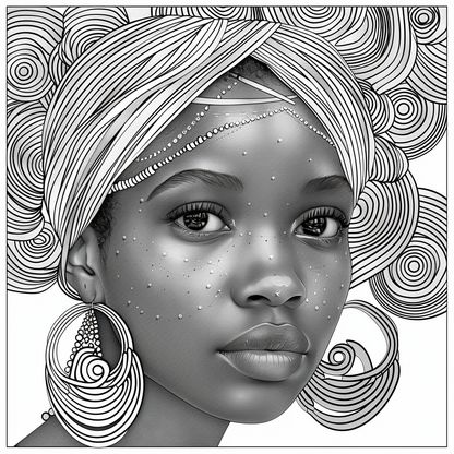 Free Afrocentric Coloring Pages
