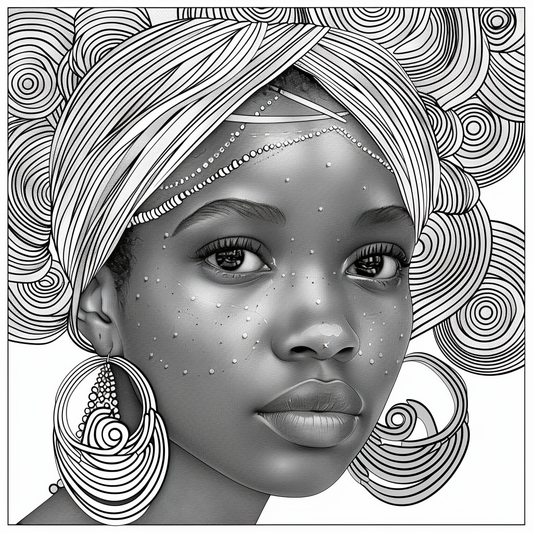 Free Afrocentric Coloring Pages