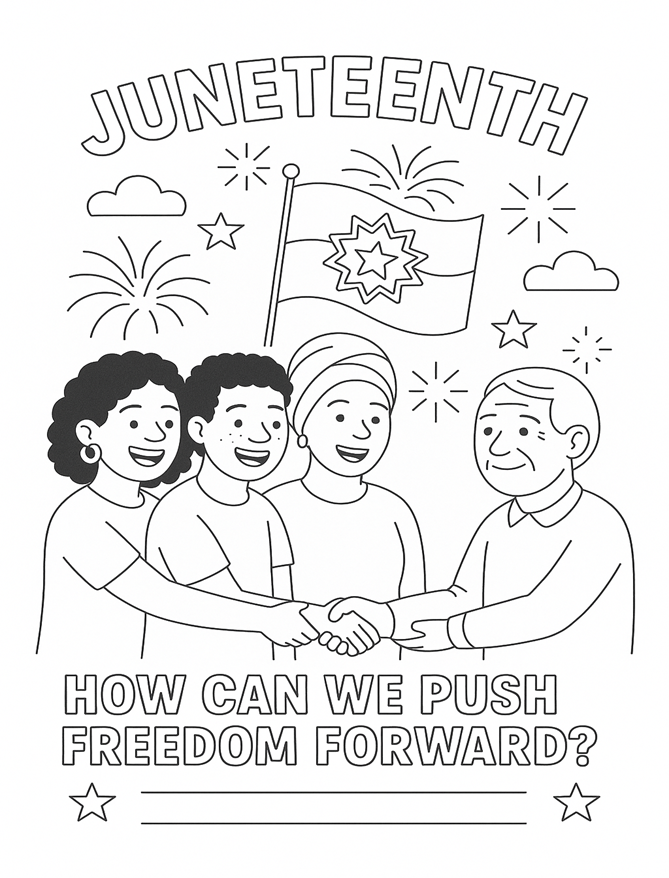 FREE Juneteenth Coloring Pages