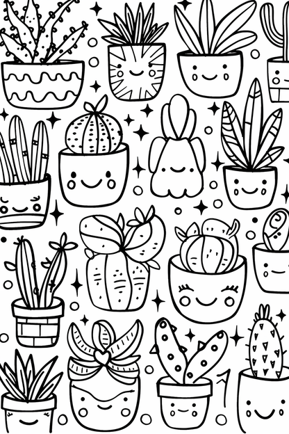 FREE Simple Coloring Pages