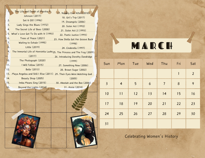 DIGITAL PRINT ONLY: 2024 Leap into Black Cinema Special Edition Wall Calendar