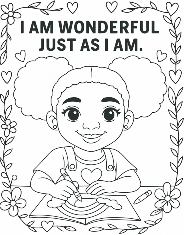 Eco Centric Art Party Coloring Pages