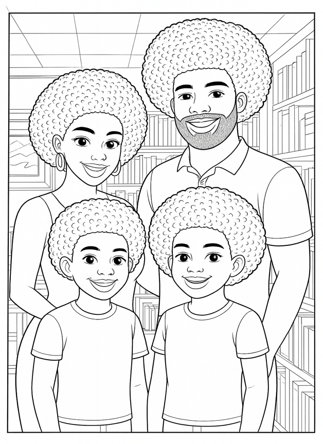 Eco Centric Art Party Coloring Pages