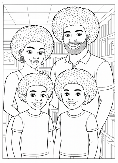 Eco Centric Art Party Coloring Pages