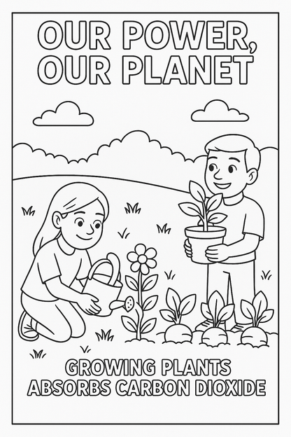 FREE Earth Day Coloring Pages