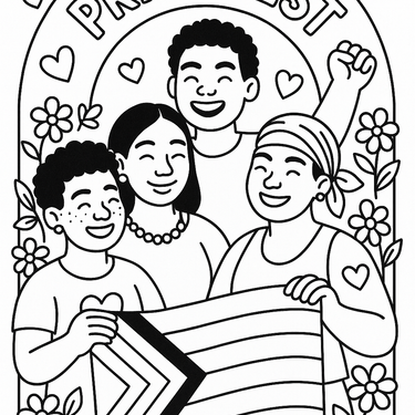 FREE Pride Coloring Pages