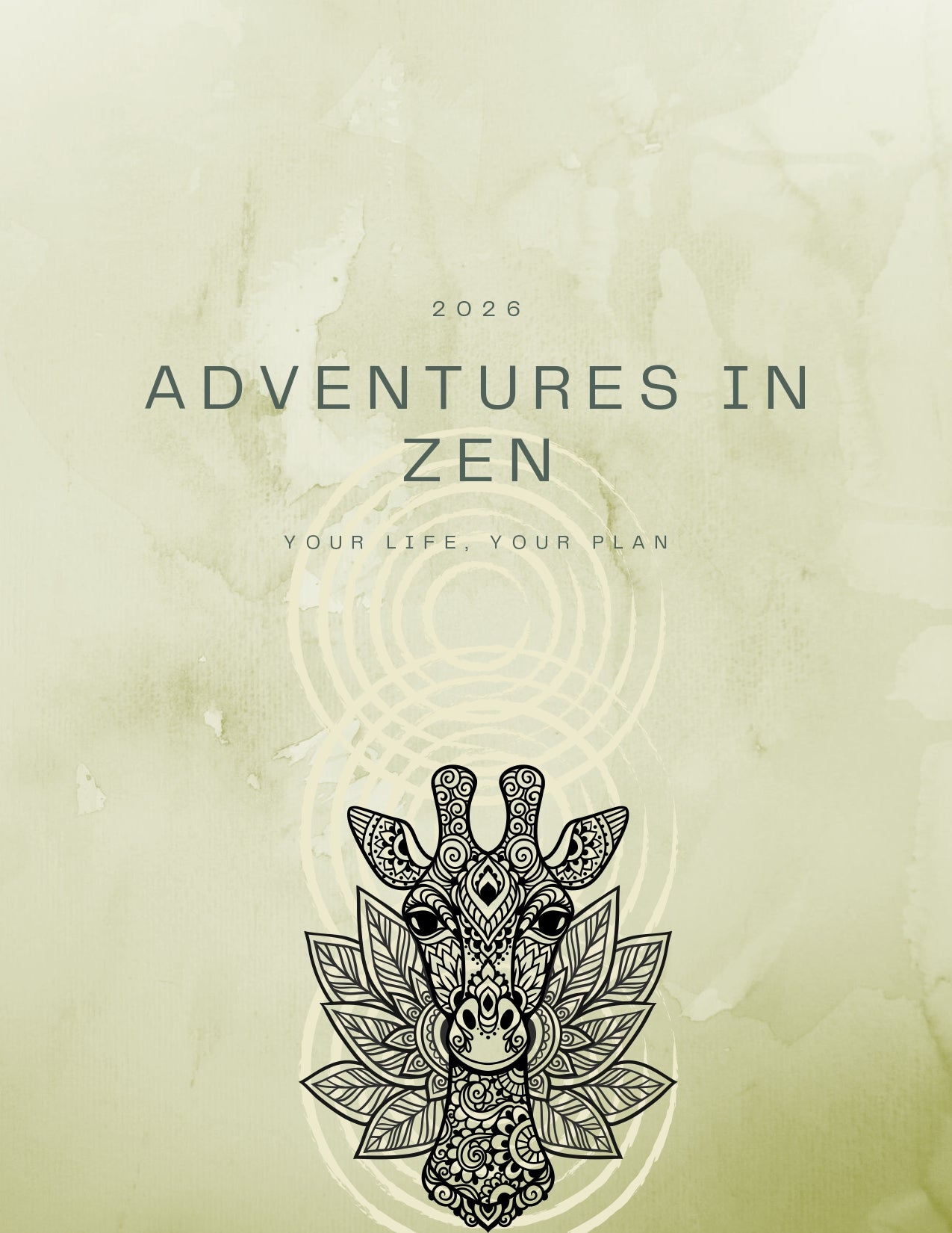 PRE-ORDER: 2026 Adventures In Zen Dated Planner