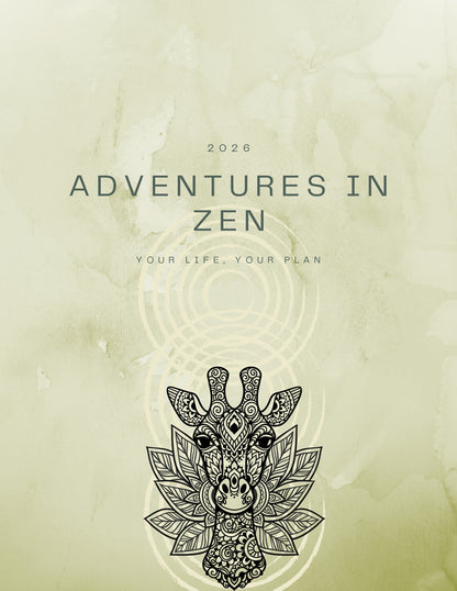 PRE-ORDER: 2026 Adventures In Zen Dated Planner