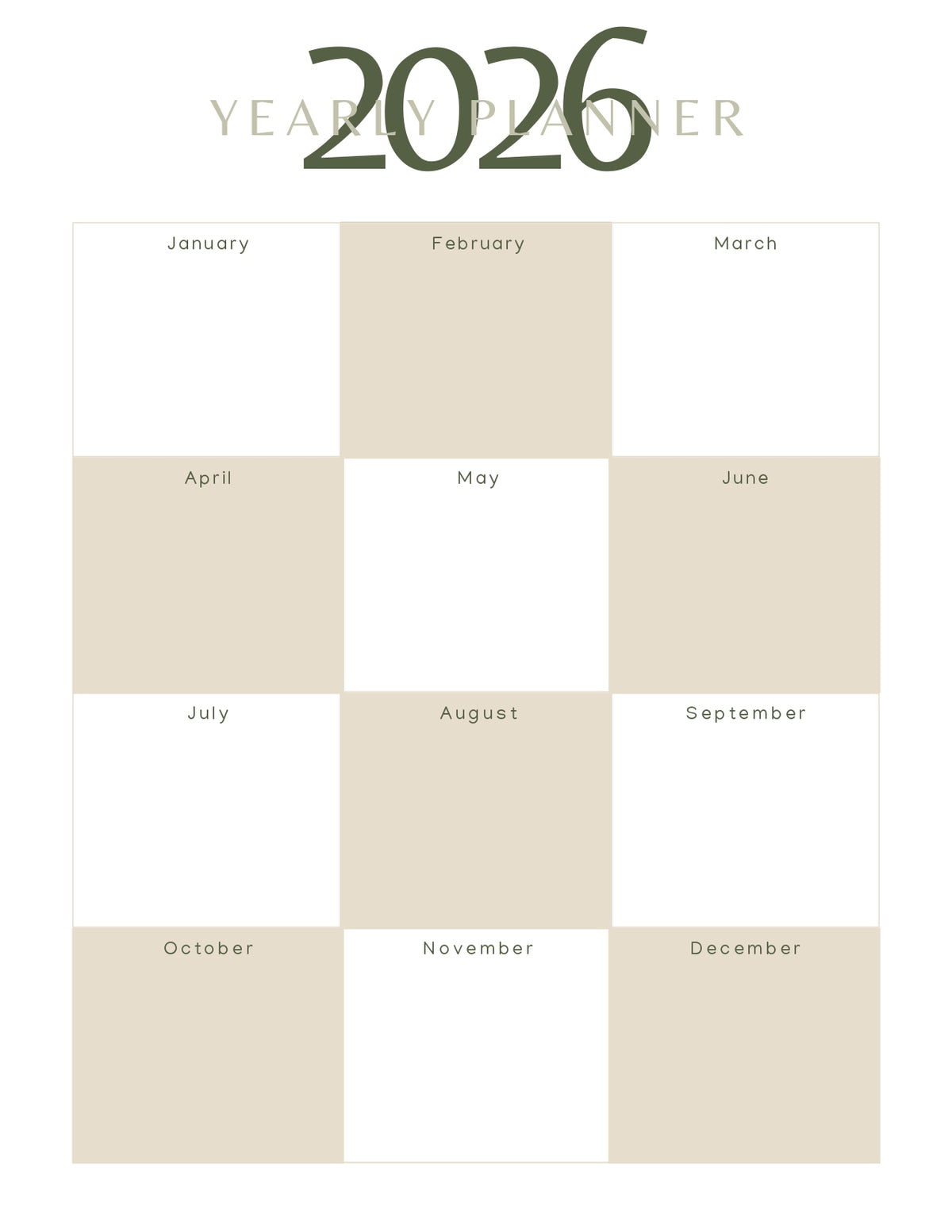 2026 Adventures In Zen Dated Planner