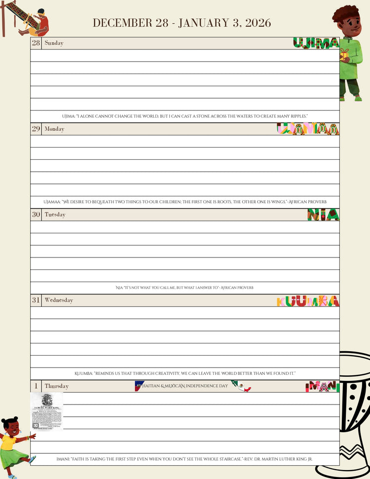 2026 Adventures In Zen Dated Planner