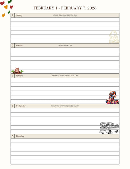 PRE-ORDER: 2026 Adventures In Zen Dated Planner