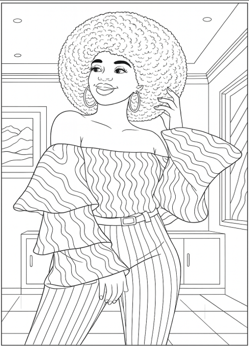 Eco Centric Art Party Coloring Pages