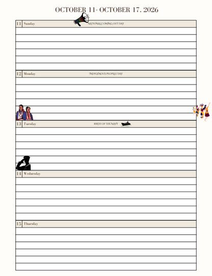 PRE-ORDER: 2026 Adventures In Zen Dated Planner