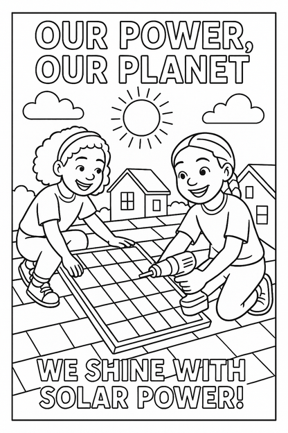 FREE Earth Day Coloring Pages