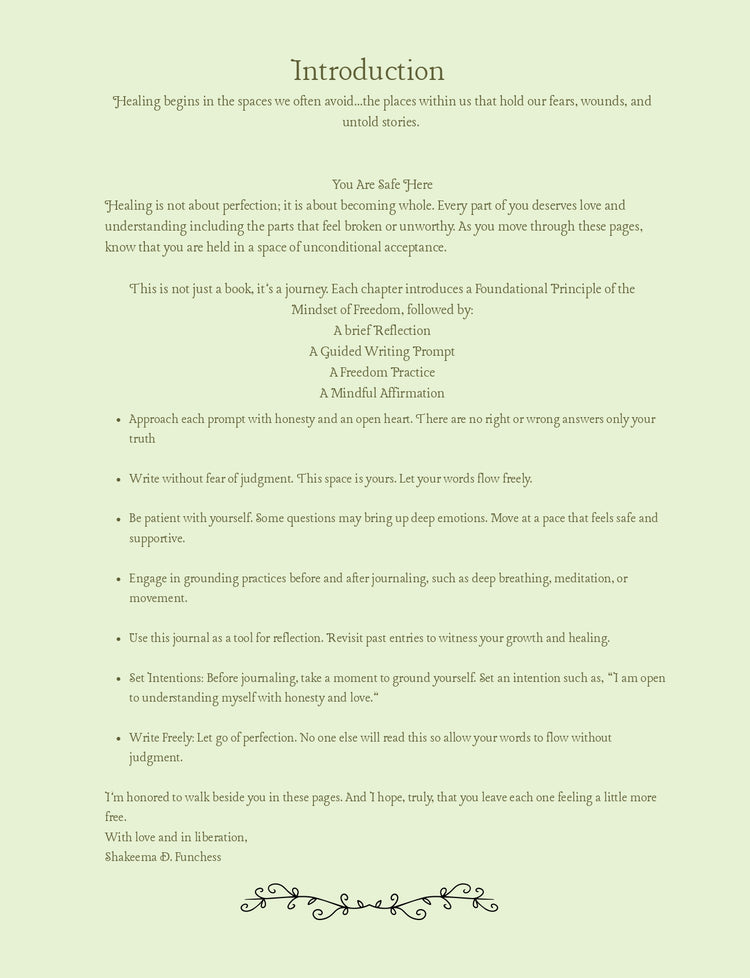 The Art of Freedom:  Journal for Cultivating Your Voice, Power, and Peace