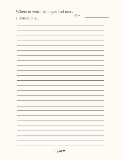 The Art of Freedom:  Journal for Cultivating Your Voice, Power, and Peace