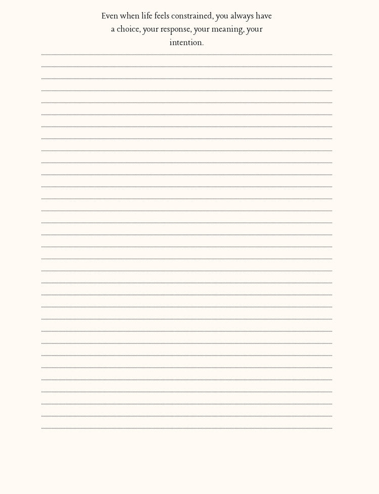 The Art of Freedom:  Journal for Cultivating Your Voice, Power, and Peace