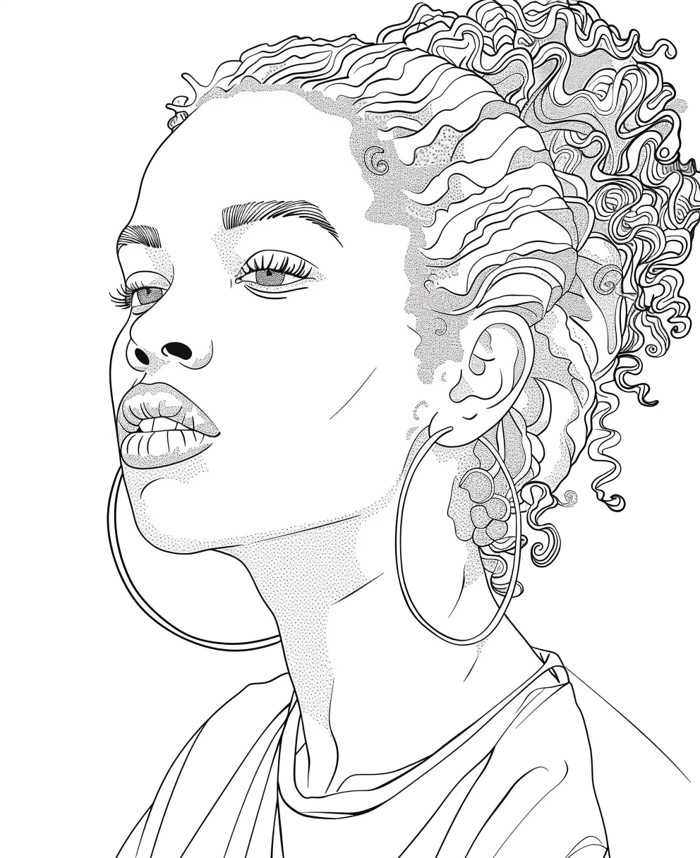 Free Afrocentric Coloring Pages