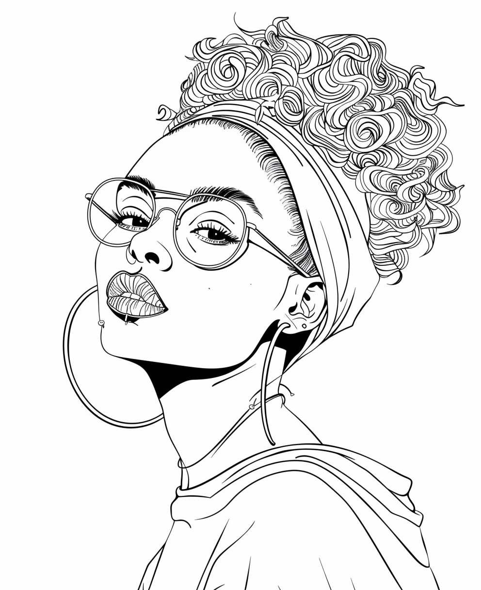 Free Afrocentric Coloring Pages