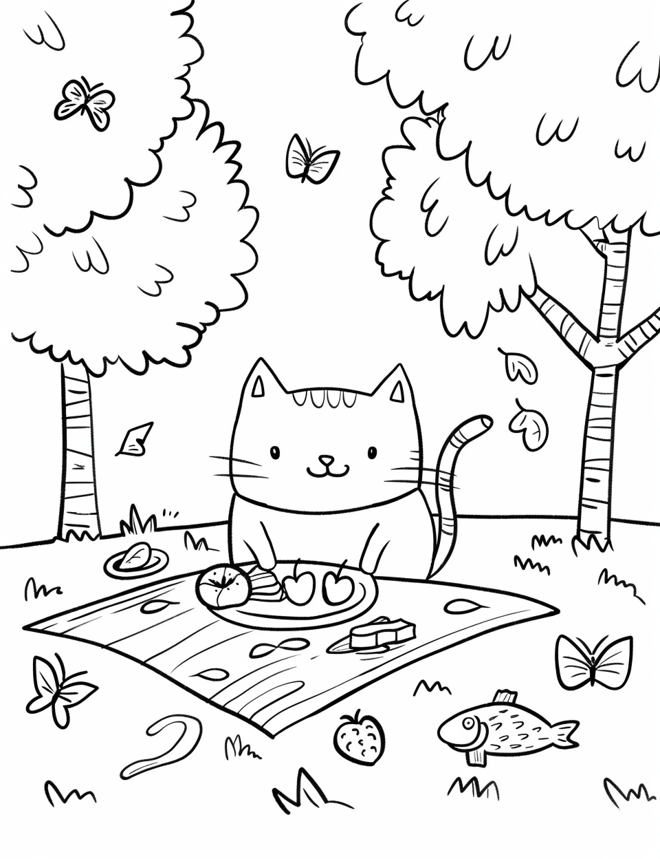 FREE Simple Coloring Pages