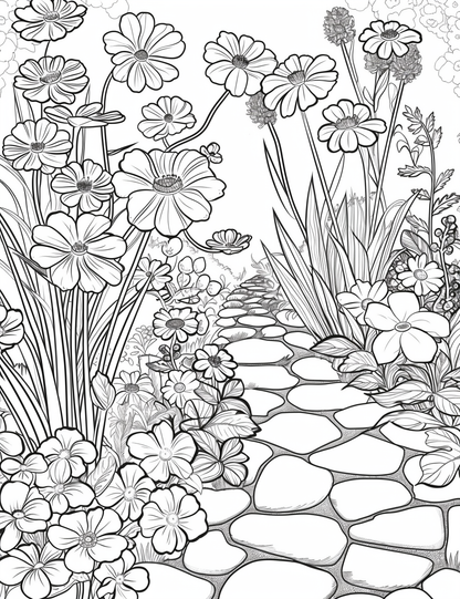 FREE Landscape Coloring Pages