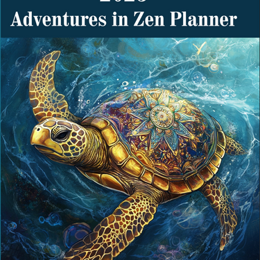 2025 Adventures In Zen Coloring Planner