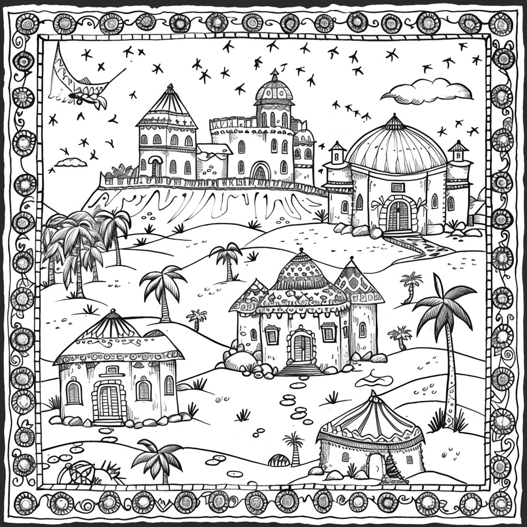 FREE Landscape Coloring Pages