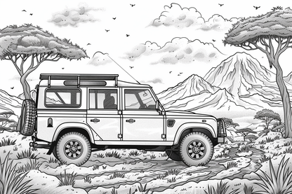 FREE Landscape Coloring Pages