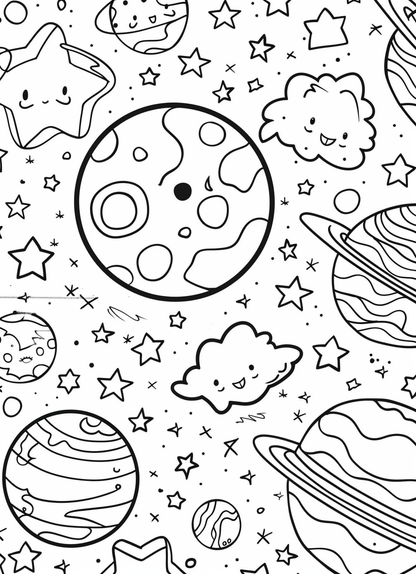 FREE Simple Coloring Pages