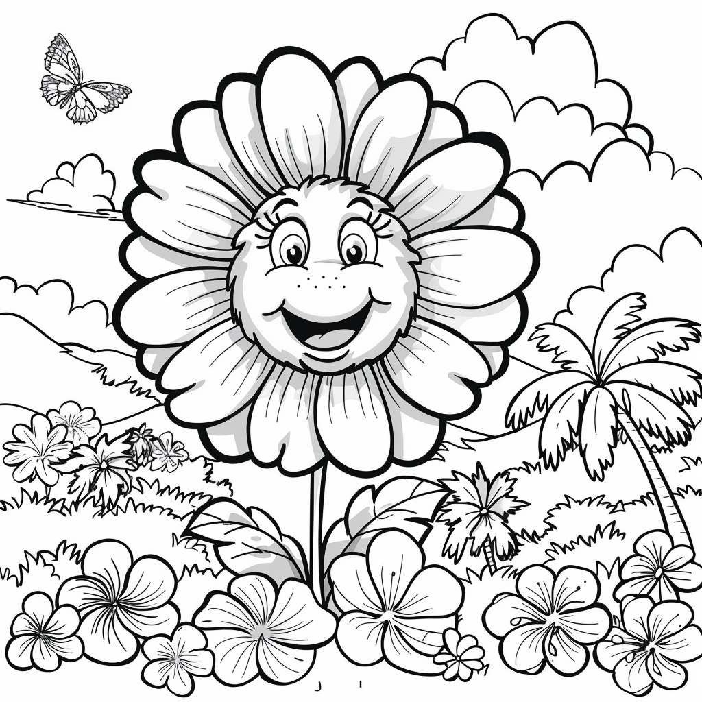 FREE Simple Coloring Pages