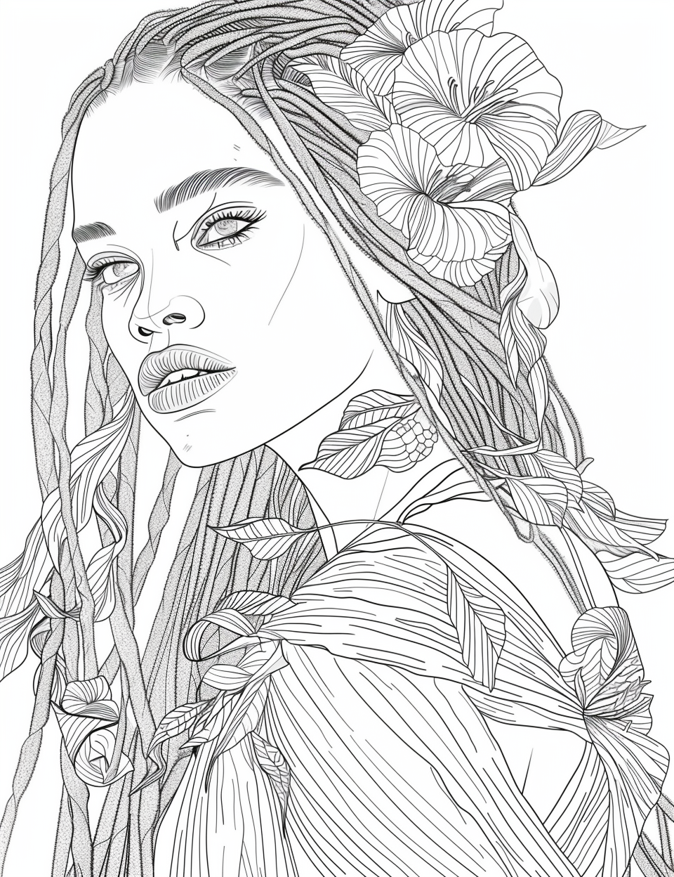 Free Afrocentric Coloring Pages