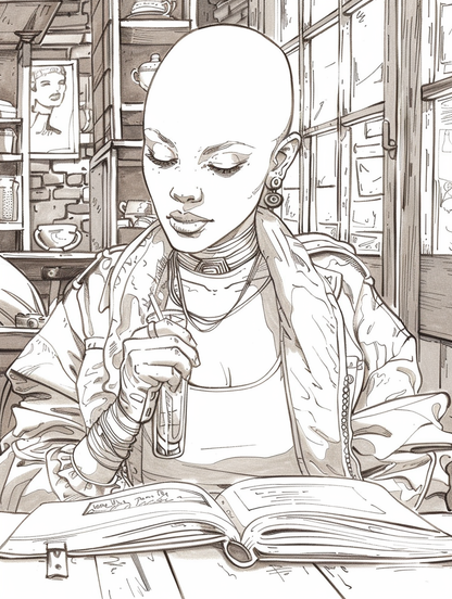 Free Afrocentric Coloring Pages