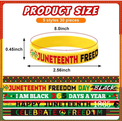 Juneteenth Bracelets or Pins