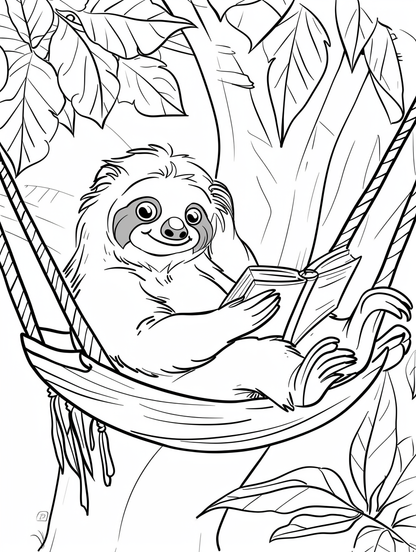 FREE Simple Coloring Pages