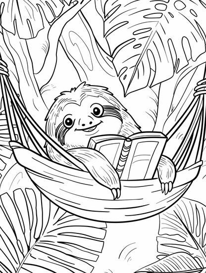 FREE Simple Coloring Pages
