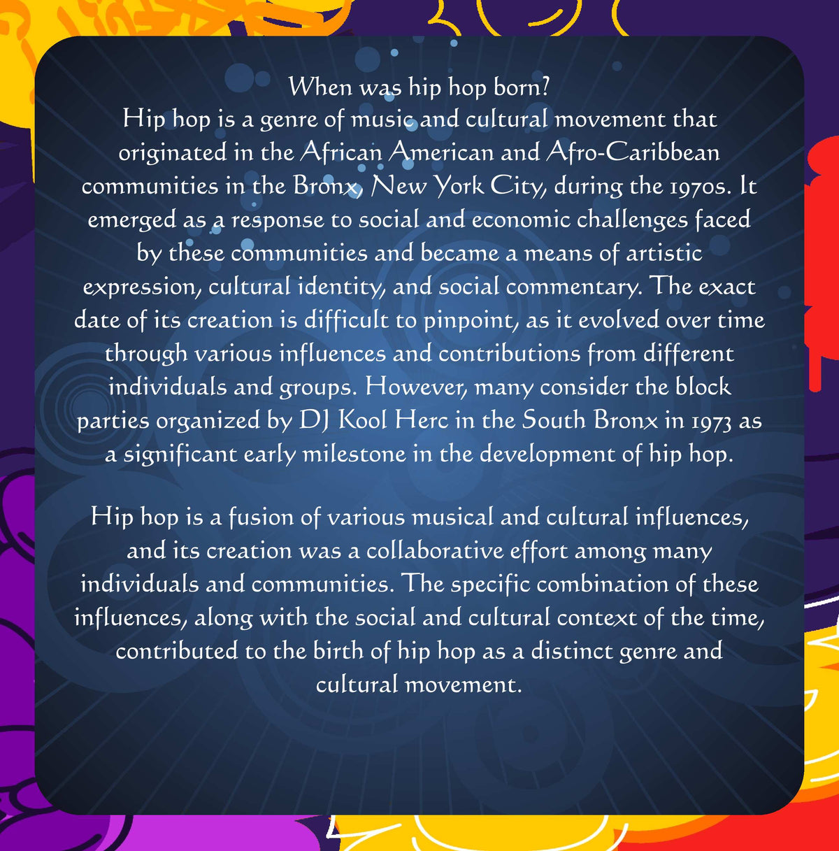 The ABCs of Hip Hop: 50 Years of Black Excellence